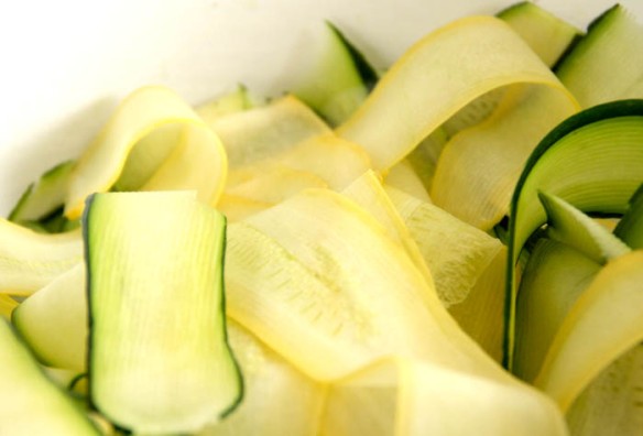 Zucchini "ribbons"